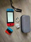 Nintendo Switch HAC-001 32GB Video Gaming Handheld Console Neon Blue & Red
