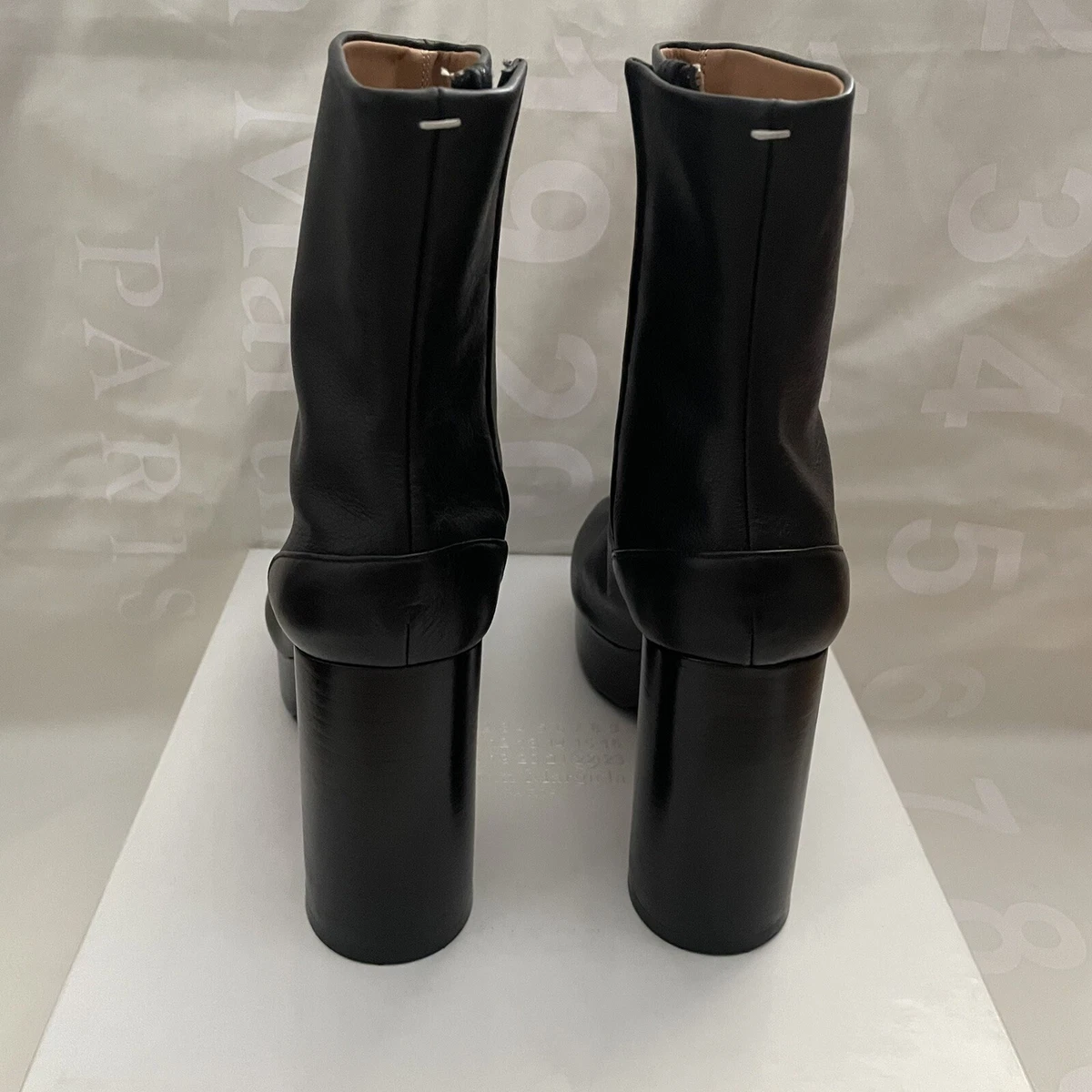 Maison Martin Margiela Leather Platform Ankle Boots Size IT38 eBay