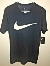 Men's NIKE T Shirt M XL Swoosh Logo graphic Dark Blue Short Sleeve NWT NEW