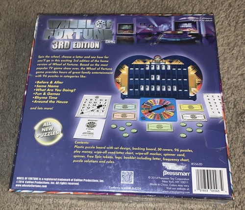 Wheel of Fortune Game: 3rd Edition - Pressman - NEW Old Stock- Sealed - Picture 2 of 5