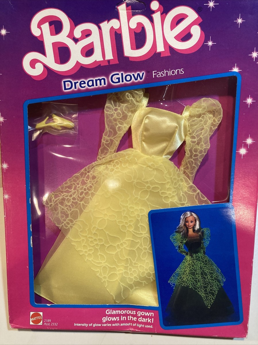 1985 Barbie Dream Glow Yellow Fashion Pack #2189 New | eBay 1985 Barbie Dream Glow Yellow Fashion Pack #2189 New | eBay