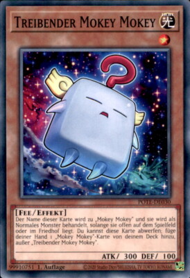 Yugioh POTE-DE030 - Treibender Mokey Monkey  - 1. Auflage