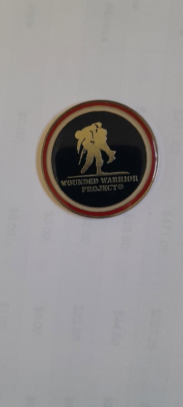 2019 Wounded Warrior Project Chall Coin Serving Those Who Sacrificed+ 2020 lapel