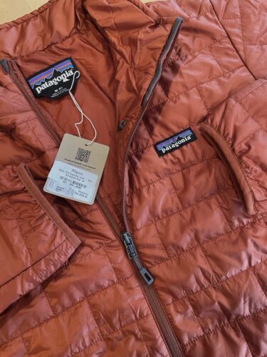 NEW (2024)! PATAGONIA Men’s Nano Puff Jacket—(M)—“Burnished Red” (Red Copper) - Picture 2 of 18