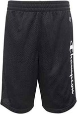 Champion athleticwear Boys blk 14-16 Script Dstring Mesh stretch waist Shorts kd