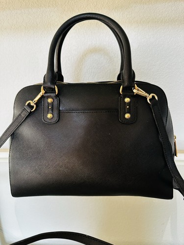 MICHAEL Michael Kors Black Saffiano Dome Emmy Satchel Handbag MK - Picture 5 of 17
