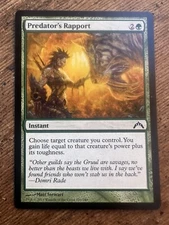 Predator's Rapport Magic The Gathering Gatecrash Card Light Play X1
