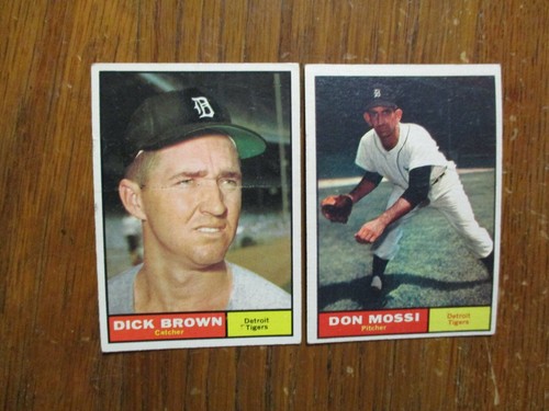 9-1961 Topps Cards(w/WILLIE McCOVEY/JACK CHESBRO/DON LARSEN/LEO POSADA/DON MOSSI - Picture 8 of 10