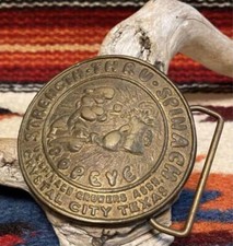 Popeye Vintage Buckle Aged Gold Color