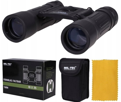 Tactical Binoculars Folding MIL-TEC 10x25 Black - Picture 5 of 14