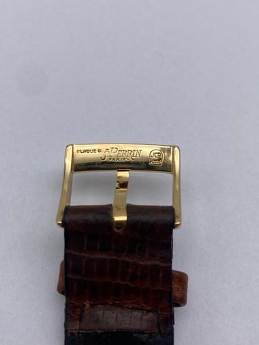 Rolex Precison, 18k Gold Uhr mit Lederarmband, 32mm, Ref. 4651 - 第 9/17 張圖片