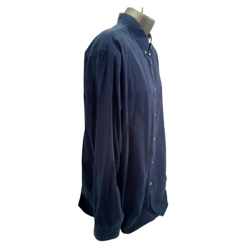 Columbia Sportswear Mens 2XL Pepsi Button Down Long Sleeve Blue Cotton Shirt - Picture 4 of 7
