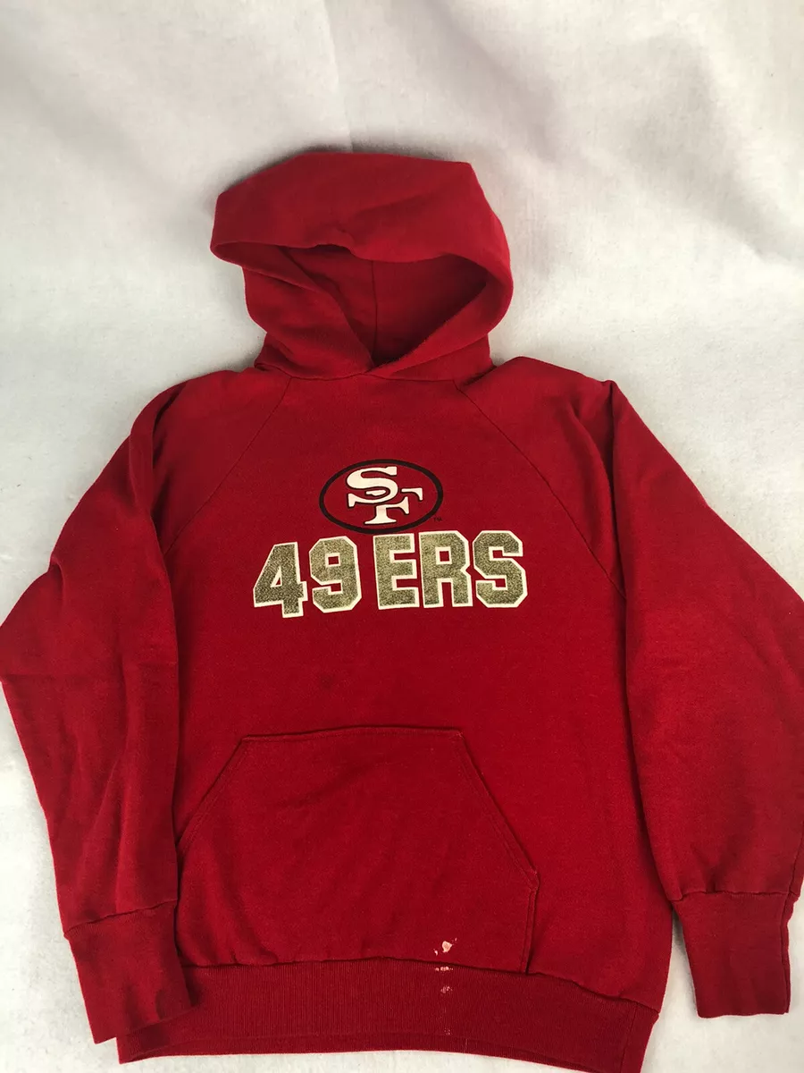 Vintage 49ers Hoodie Size M Logo 7 San Francisco Forty Niners