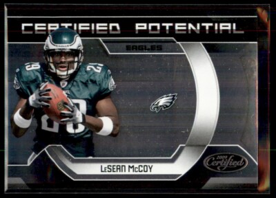 2009 Certified Potential LeSean McCoy Philadelphia Eagles #2 651/1000