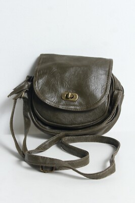 Primark Damen y2k Mini Schultertasche - Khaki - (a24)