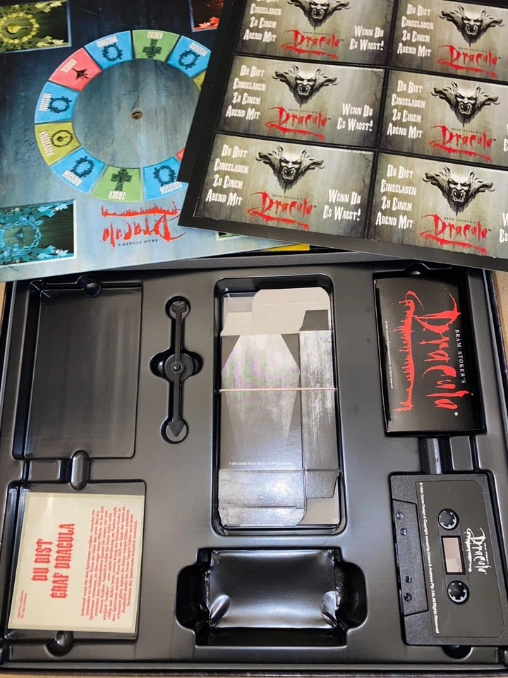 Ein Abend mit Bram Stokers Dracula Der Gruselklassiker Spiel 1992 - Unbespielt!! - Bild 4 von 4