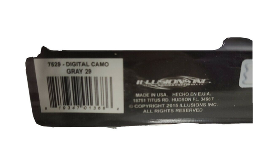 Urban Camo Pattern Vinyl Adhesive Wrap 15"x29" Digital Camo Grey White Black NEW - Afbeelding 4 van 4