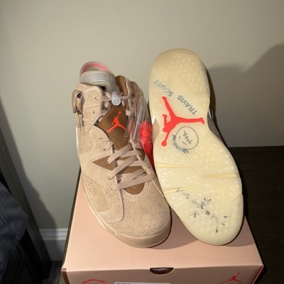 Size 8.5 - Jordan 6 Retro x Travis Scott Mid British Khaki