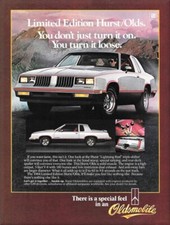 1984 Oldsmobile Cutlass 442 Hurst Ad Toolbox - Refrigerator Magnet 42 Mil