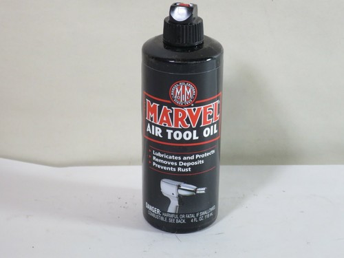 Aceite herramienta de aire Marvel Mystery MM080R botella de 4 oz rojo delgado - Imagen 5 de 8