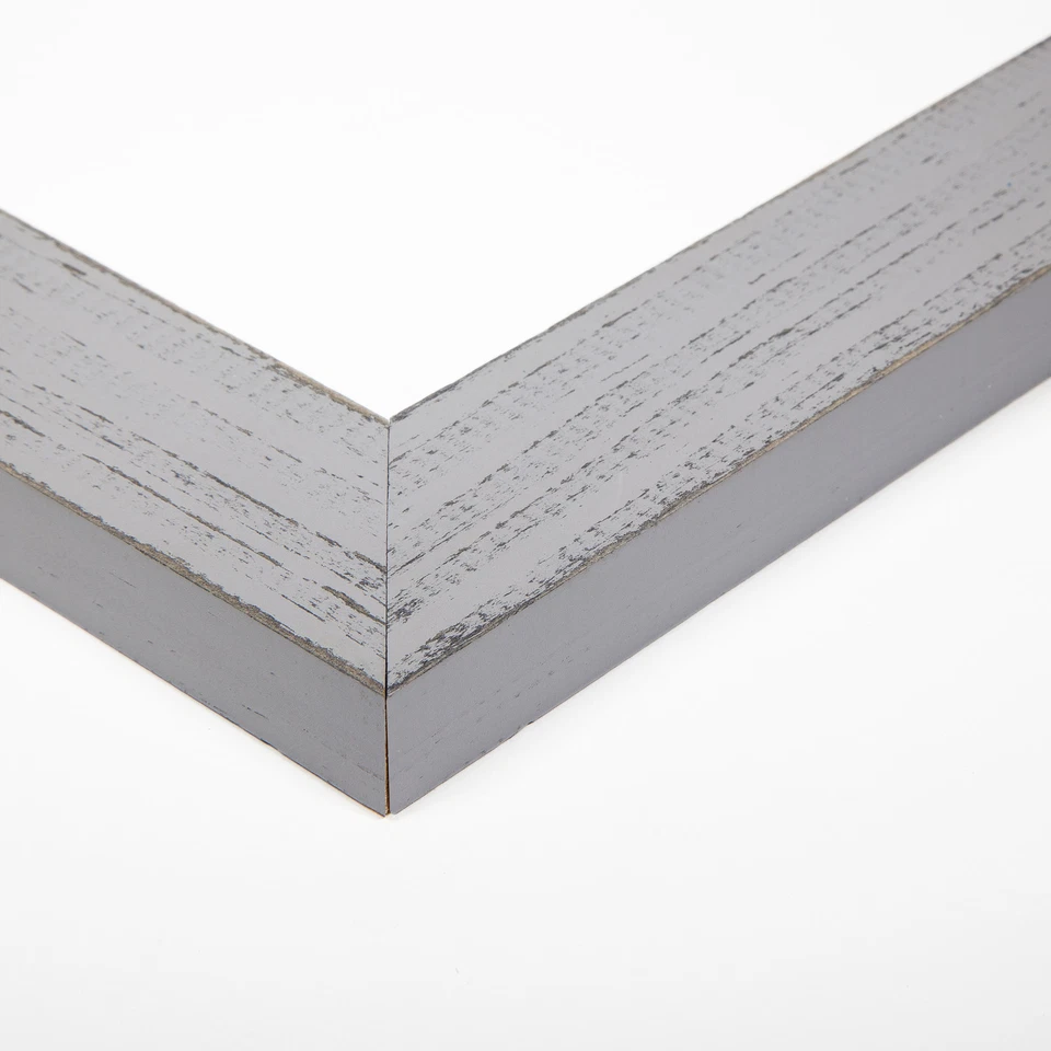 Marco de póster personalizado ArtToFrames gris gris madera de 1,5" de ancho Foto 2 de 4