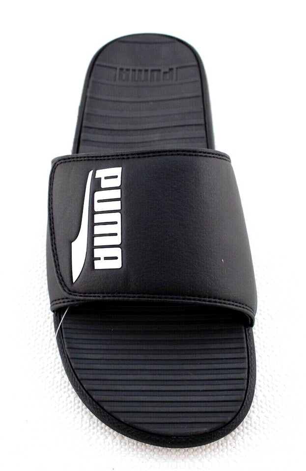 New PUMA Cool Cat V Size 10 Black with White Logo Men’s Adjustable