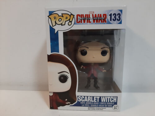 Pop Vinyl Figure Pop Marvel Civil War Captain America Scarlet Witch #133 - Picture 1 of 6
