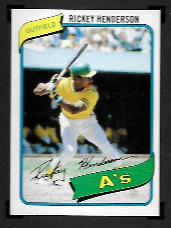 その他 Rickey Henderson RC 1980 Topps #482 RC Amazon.com: 1980 Topps #482 Rickey Henderson RC - Oakland