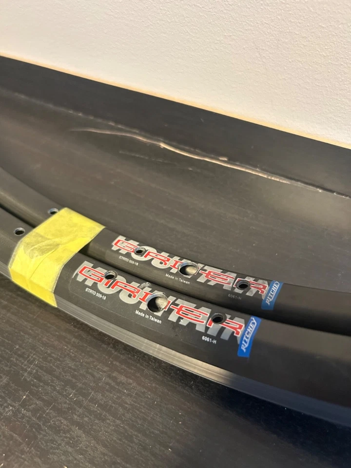 Llantas de cubierta OCR asimétricas Ritchey Girder 26" 32H 559 x 18c. Juego de frenos de llanta F&R Foto 2 de 4