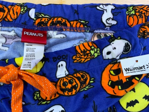 New Women’s Peanuts Halloween PJ Jogger Pants has Snoopy & Woodstock—Very Cute!* - Picture 3 of 4