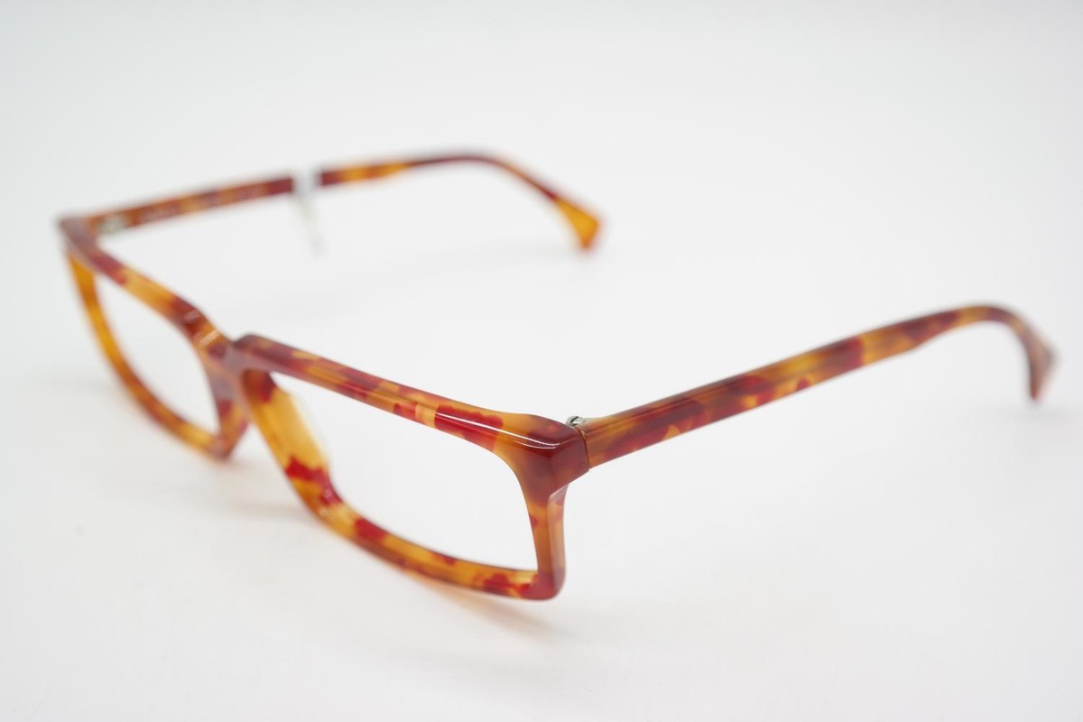 Lunettes Vintage Alain Mikli Modèle MO239 - Monture Carrée Marron Transparent En Acétate - Neuf Sans étiquette