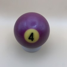 Vintage Replacement Pool Ball Billiards Purple Solid 4 Ball 2 1/4" Diameter