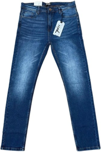 Men' Jeans Slim Fit Stretch Denim Leg Trouser Pants UK Waist Sizes Soft Regular - 第 35/43 張圖片