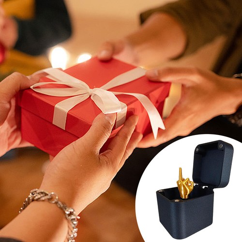 Middle Finger In A Box Funny Surprise Box Pop up Christmas Novelty Fun Gifts ZQ - Picture 25 of 28