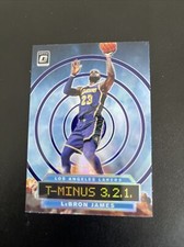 2019-20 Panini Optic Basketball, “Purple Prizm, T-Minus 3,2,1,” Lebron James