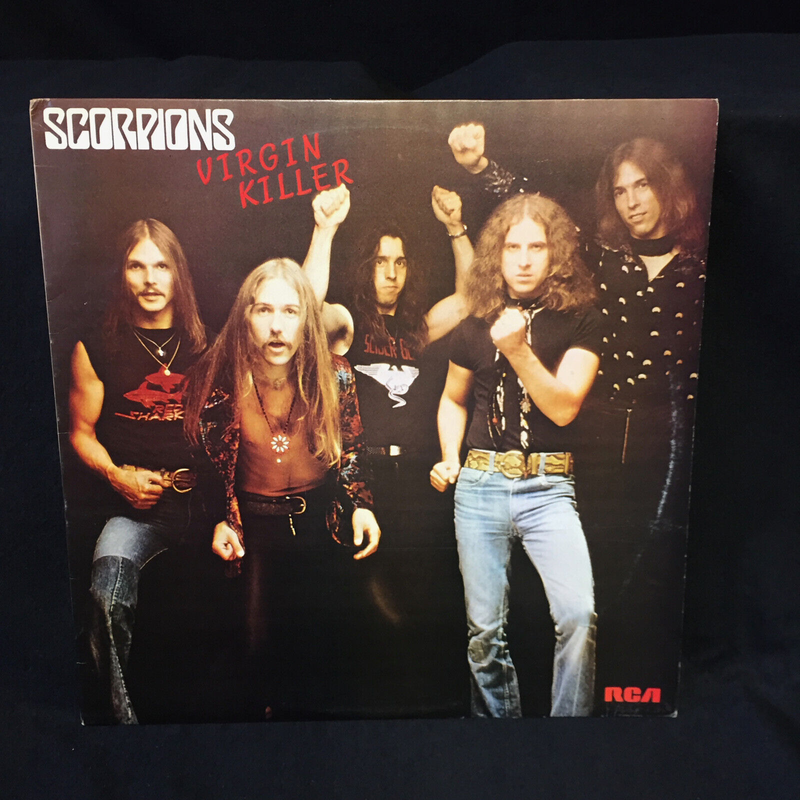 Scorpions Virgin Killer LP PPL1-4225 UK Import 1st Edition 1977 EX/EX