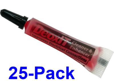 25-pack  FRESH STOCK CAIG LABS DeoxIT  100% solution, 2mL Squeeze Tube D100L-2C