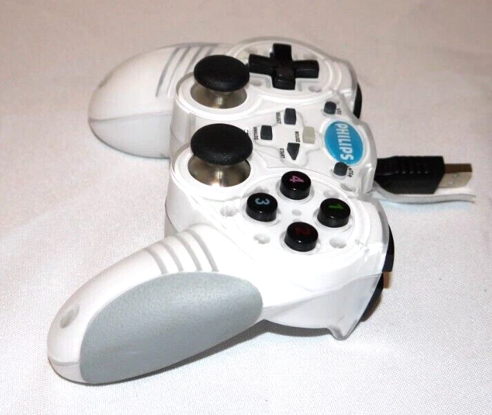 Philips Retractable Controller w/Recoil PC USB Model SGC2909BB/27 - Image 2 of 4