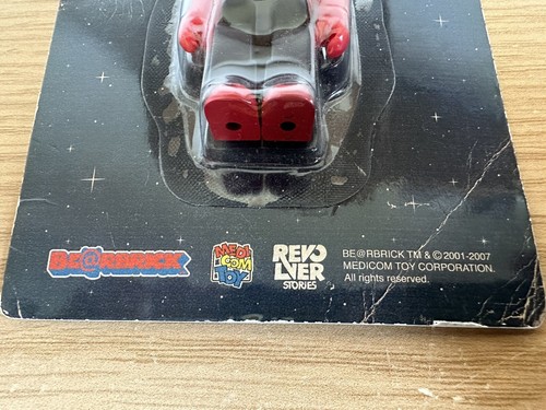 Be@rbrick x Revolver Store MEDICOM Bearbrick Figure Red & White 100% 2008 NEW - Picture 8 of 10