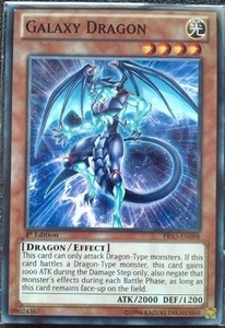 Galaxy Dragon - PRIO-EN098 - Common - 1st Edition x3 - Near Mint