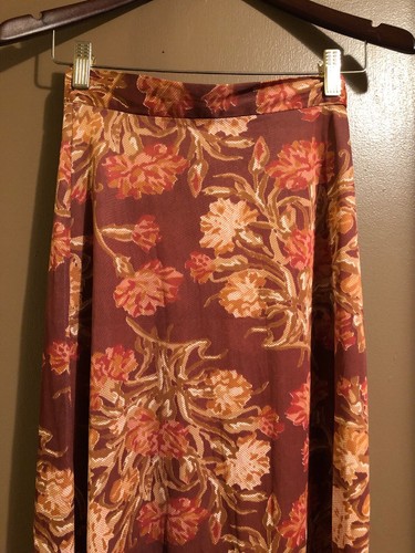 Vintage Hippy Long Maxi Skirt Festival 1960 1970 Boho 24” High Waist - Picture 3 of 5