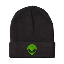 Beanies for Men Alien A Embroidery Winter Hats Women Acrylic Skull Cap 1 Size