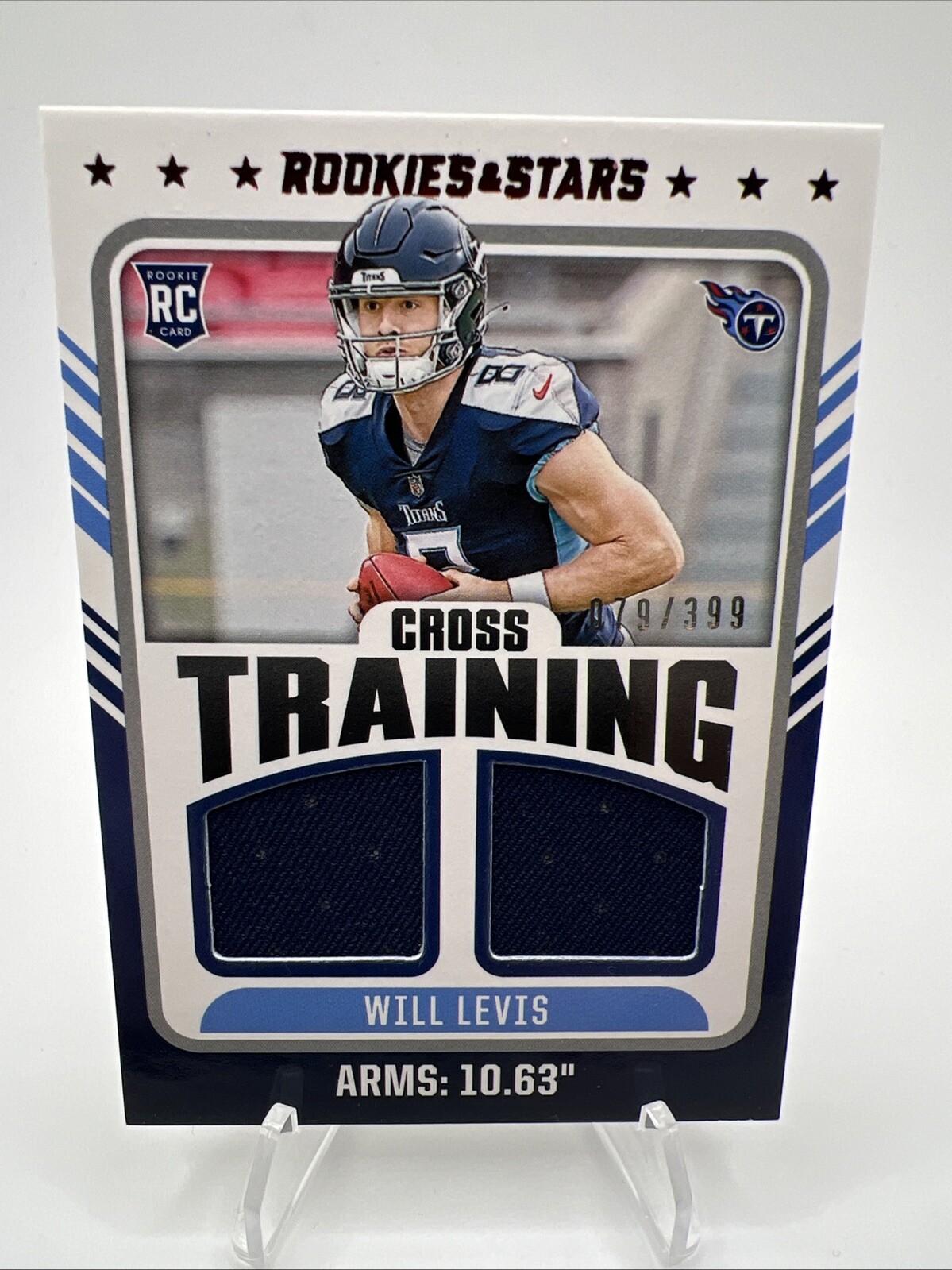 2023 Panini Rookies & Stars - Cross Training #CT-WL Will Levis /399 (MEM, RC)