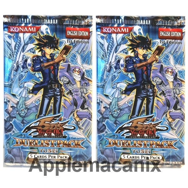 2 Booster Packs Duelist Pack Yusei Yu-Gi-Oh! Yugioh TCG 1st Edition English  NEW | eBay