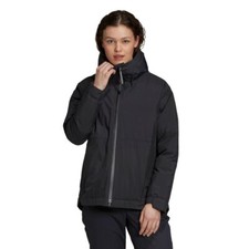 Adidas Womens Insulated Waterproof & Windproof Urban Coat Hiking Jacket Walking