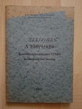 NVA Vorschrift A 326/1/425 Koordinatenumformer 1T804 B & N 1982