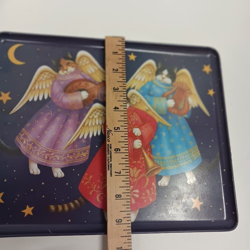 Design Imports Cat Angels Melamine Rectangular Serving Tray Made in Italy Harp - Picture 4 of 6