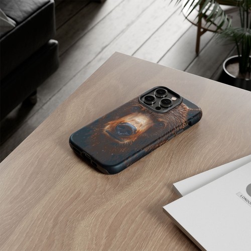 Brown Grizzly Bear Rain - Phone Ink Cover Case for iPhone, Galaxy, Pixel - 第 69/281 張圖片