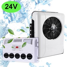 Dc 24v Auto Vehicle Ac Kit Split Air Conditioner Fits Cab Truck Bus Rv Caravan