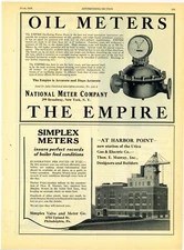 1928 Simplex Valve and Meter Co. Ad: Harbor Point Station Utica Gas & Electric